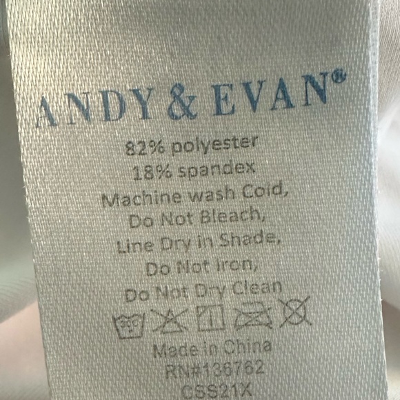 ANDY & EVAN UPF 50 Shark Short Sleeve Rashguard, Light Blue - Picture 10 of 11